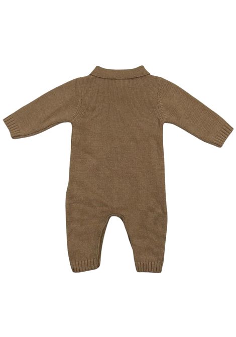Beige baby romper in wool blend NANAN | CON043BEIGE